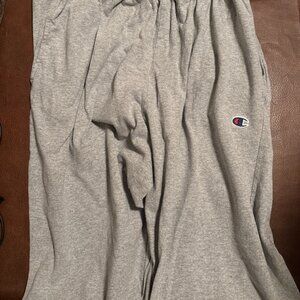 Champion Large Men’s Closed Bottom Lightweight Jersey Sweatpants, Jogging Pants